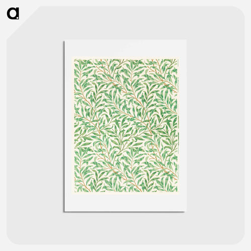 Willow bough - ウィリアム モリス Postcard.