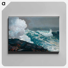 アートパネル-Northeaster - ウィンスロー ホーマー Canvas.