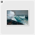アートポストカード-Northeaster - ウィンスロー ホーマー Postcard.