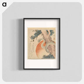 アートポスター-Snake Coiled around a Pine Tree before the Rising Sun
 - イェール大学アートギャラリー Poster.