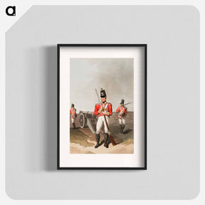 アートポスター-Illustration of East York militia - 19世紀のヨークシャー Poster.