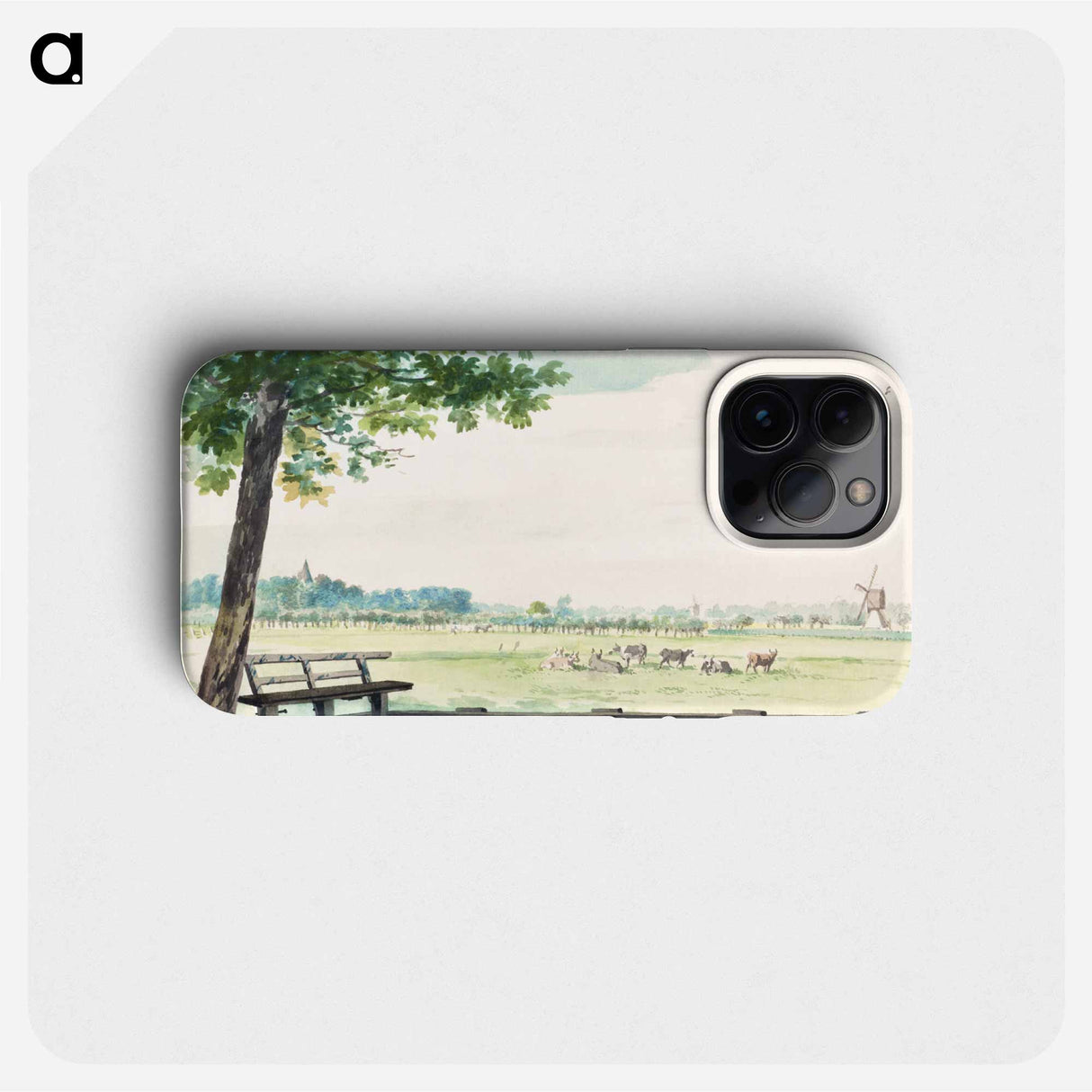 The castle Ter Hooge on Walcheren - アールト シューマン Phone Case.