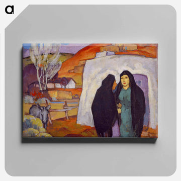 The Gossip - Alice in Wonderland Canvas.