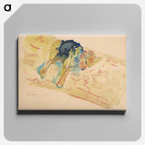 Reclining dog - アーノルド ピーター ワイズ クビンチャン Canvas.