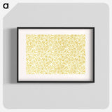 アートポスター-Yellow Botanical Pattern
 - 大英図書館 Poster.