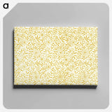アートパネル-Yellow Botanical Pattern
 - 大英図書館 Canvas.
