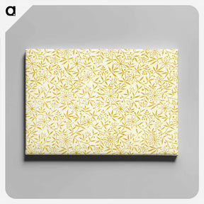 アートパネル-Yellow Botanical Pattern
 - 大英図書館 Canvas.