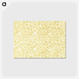 アートポストカード-Yellow Botanical Pattern
 - 大英図書館 Postcard.