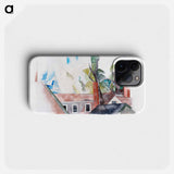 Rooftops and Trees - Charles Demuth Phone Case.