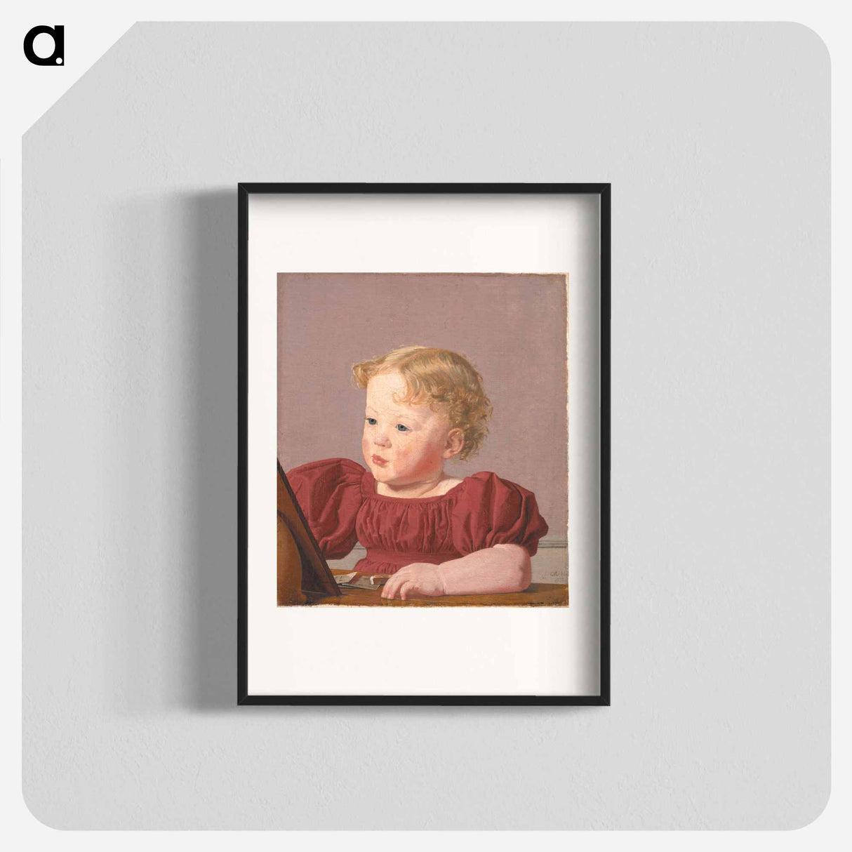 Ida Thiele, later married Wilde, as a child - クリステン ケプケ Poster.