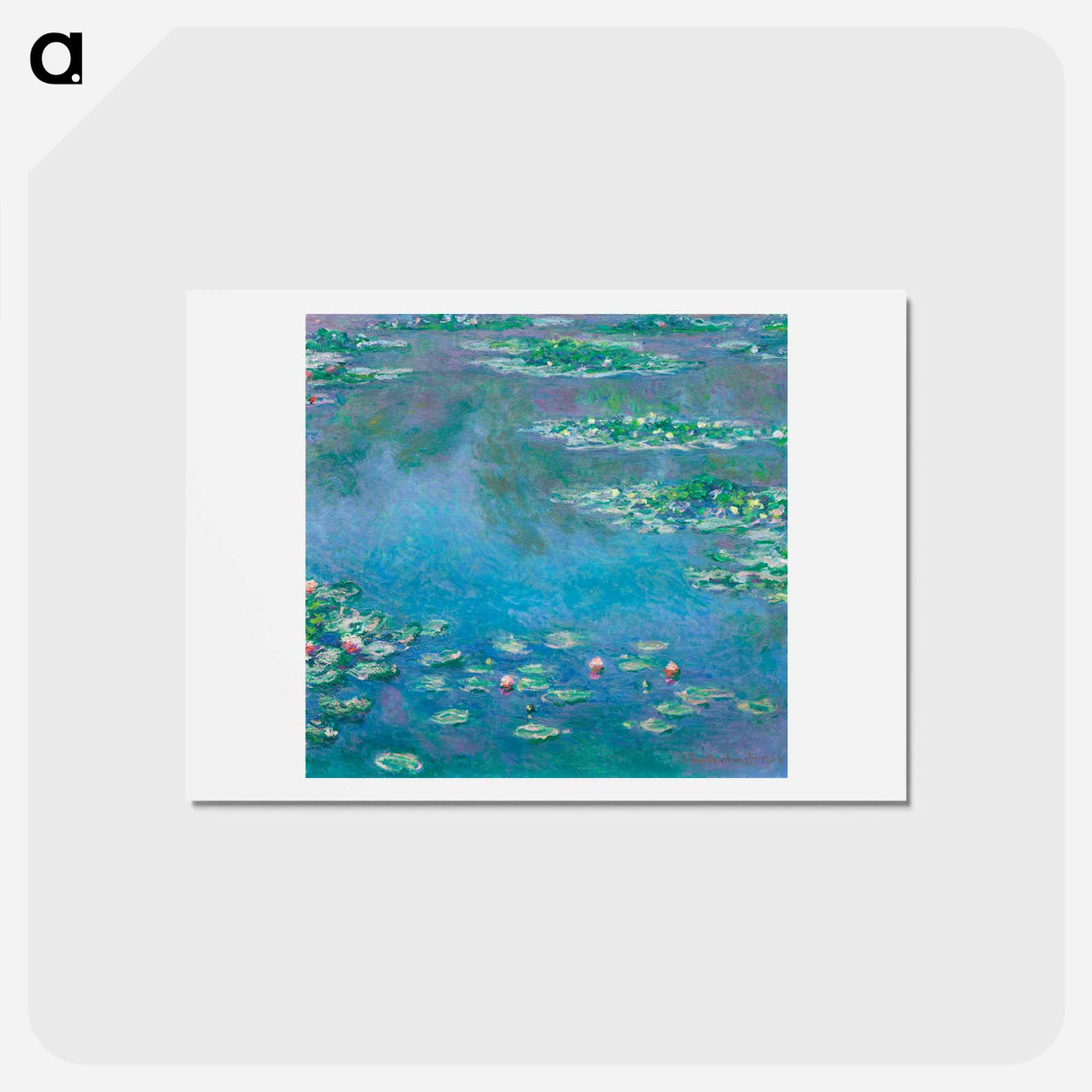 Water Lilies - クロード モネ Postcard.