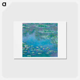 Water Lilies - クロード モネ Postcard.