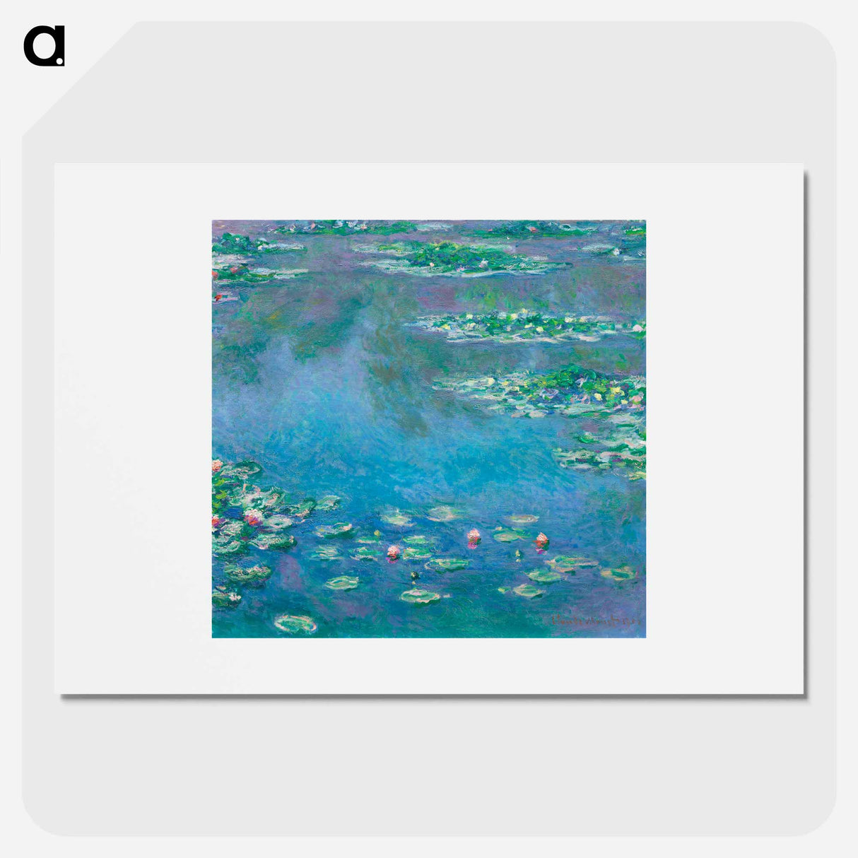 Water Lilies - クロード モネ Poster.