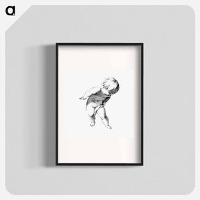アートポスター-Cherub with Text
 - コルネリス プロース ファン アムステル Poster.