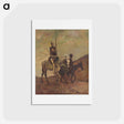 アートポストカード-Don Quixote and Sancho Panza
 - シプリアン マジェルニク Postcard.