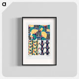 Suggestions pour étoffes et tapis: 60 motifs en couleur - E.A.セギー Poster.
