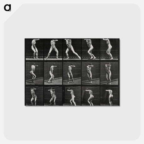 アートポストカード-Covered Face
 - エドワード マイブリッジ Postcard.