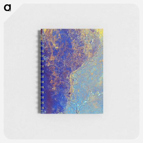 アートメモ帳-Nile River Delta from Space
 - 上空からの地球 Memo.