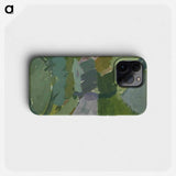 Road through forest - エドヴァルド ウェイ Phone Case.