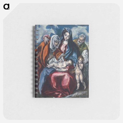 The Holy Family with Saint Anne and the Infant John the Baptist - エル グレコ Memo.