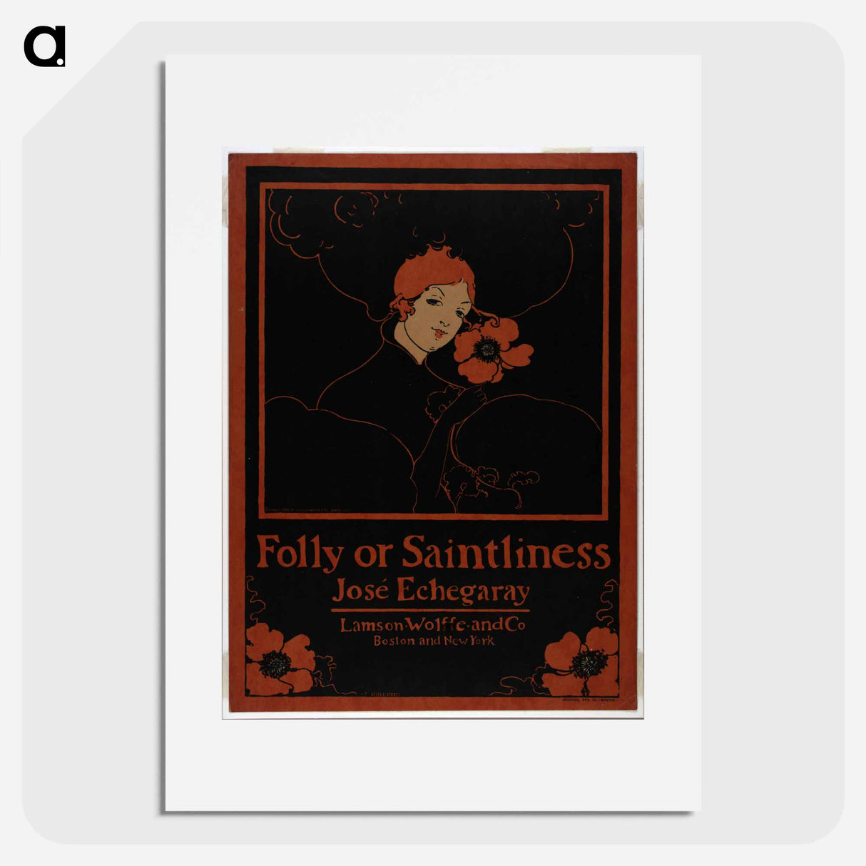 Folly or Saintliness - Ethel Reid Poster.