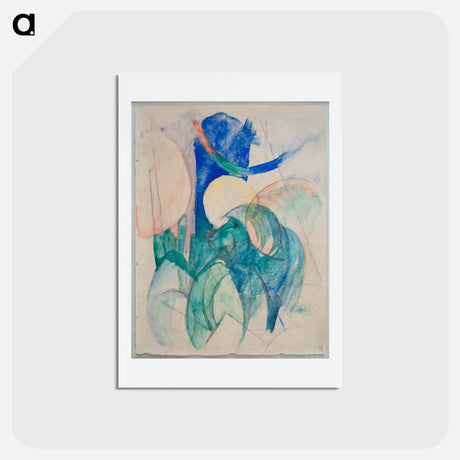 アートポストカード-Mandrill - フランツ マルク Postcard.