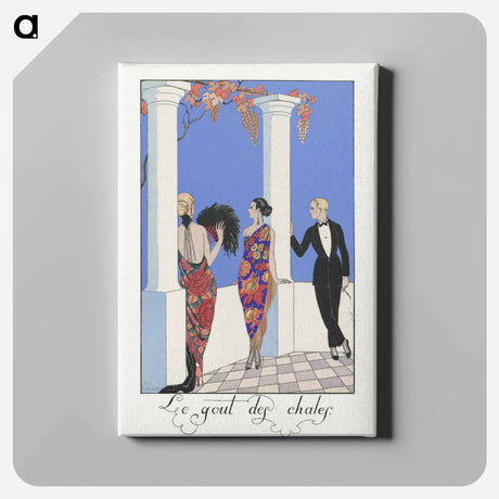 アートパネル-Le gout des chales - ジョージ バービエ Canvas.