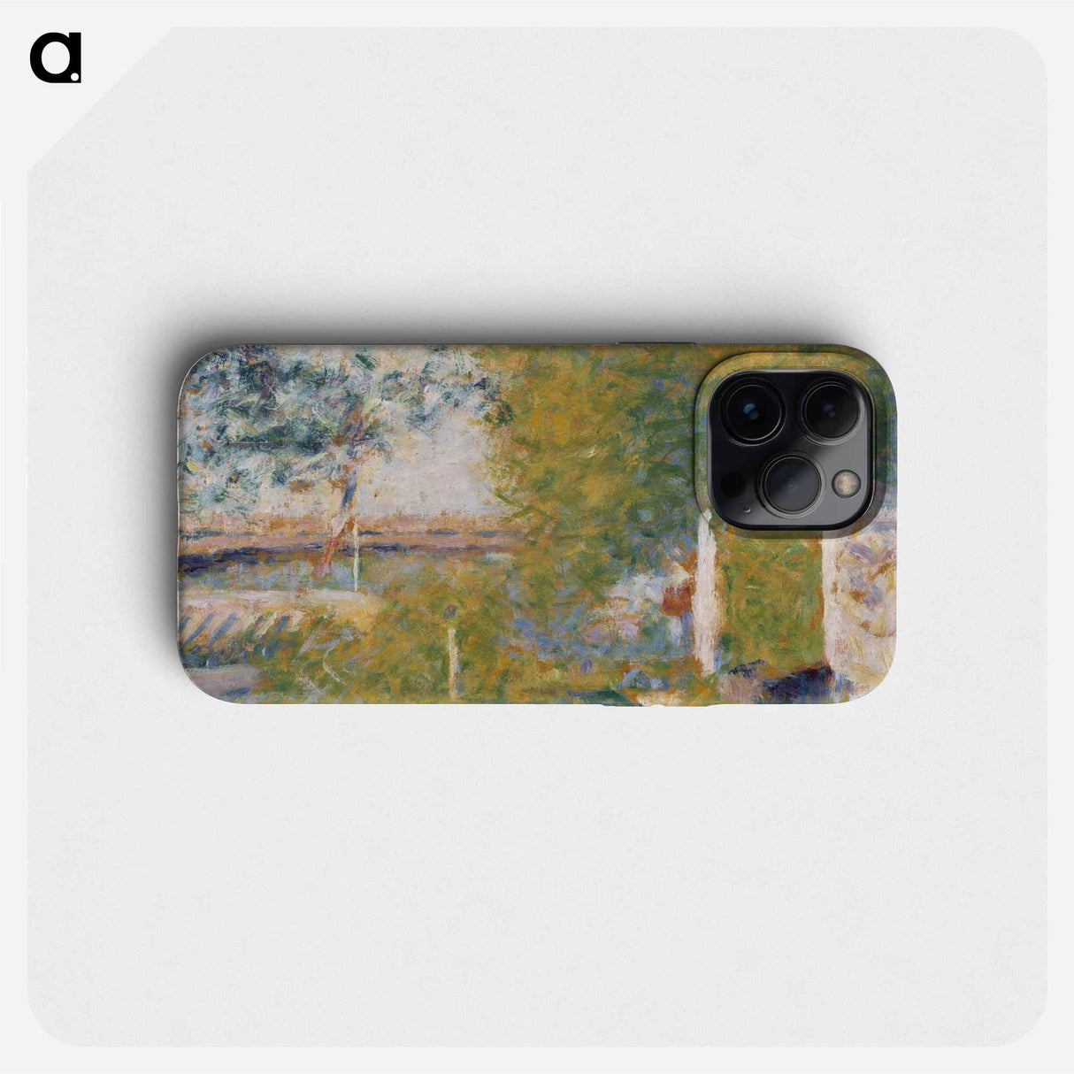 The Bridge at Bineau - Georges Seurat Phone Case.