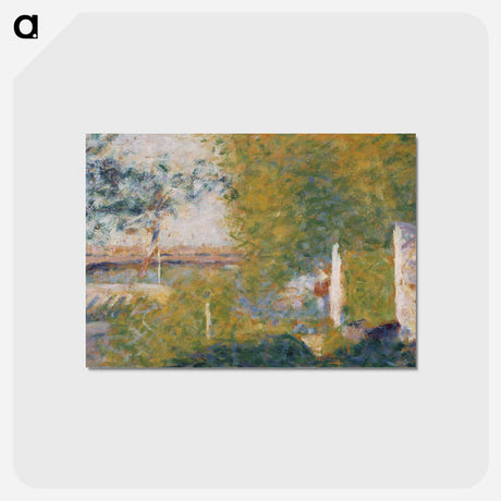 アートポストカード-The Bridge at Bineau - ジョルジュ スーラ Postcard.