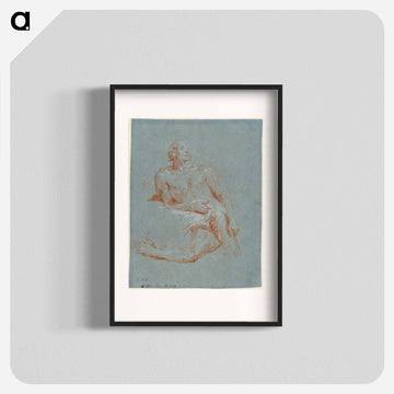 Male Nude Leaning
 - ジョバンニ バティスタ ティエポロ Poster.