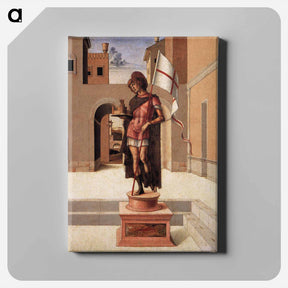 アートパネル-Pesaro Altarpiece (predella) - ジョヴァンニ ベッリーニ Canvas.