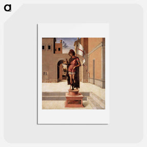 アートポストカード-Pesaro Altarpiece (predella) - ジョヴァンニ ベッリーニ Postcard.