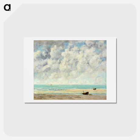 アートポストカード-グリーン - ギュスターヴ クールベ Postcard.