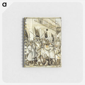 アートメモ帳-The Humiliation of the Emperor Valerian by the Persian King Sapor - ハンス ホルバイン Memo.