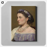 Duchess de Fitz-James - アンリ ファンタン ラトゥール Canvas.