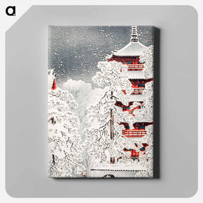アートパネル-Snow at Asakusa, Yedo, Musashi Province - 高橋 宏明 Canvas.