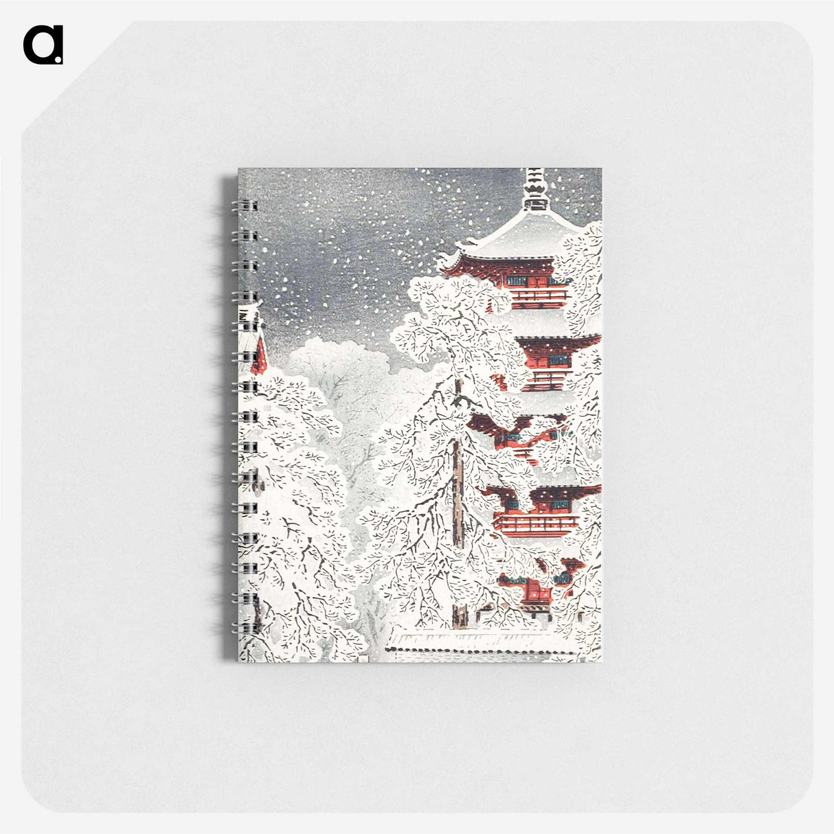 アートメモ帳-Snow at Asakusa, Yedo, Musashi Province - 高橋 宏明 Memo.