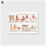 アートポストカード-Asian Family in Egypt
 - エジプト美術史 Postcard.