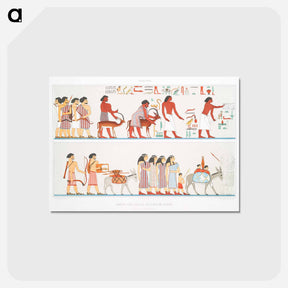 アートポストカード-Asian Family in Egypt
 - エジプト美術史 Postcard.