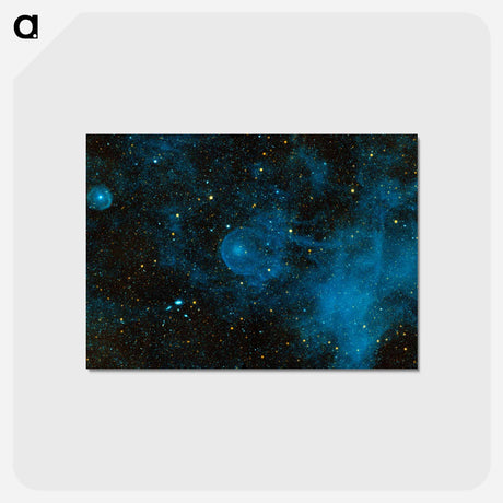 アートポストカード-CW Leo: Runaway Star
 - ハッブル画像 Postcard.