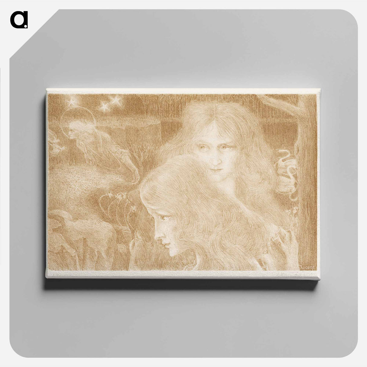 Net Menders - Jan Toorop Canvas.