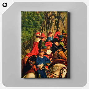 アートパネル-The Ghent Altar (detail) - ヤン ファン エイク Canvas.