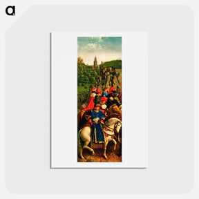 アートポストカード-The Ghent Altar (detail) - ヤン ファン エイク Postcard.