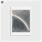 アートポストカード-Sky Study with Rainbow
 - ジョン コンスタブル Postcard.