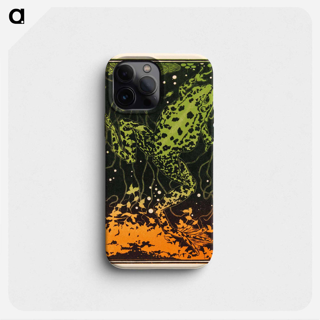 Swimming frog - ユリー デ フラーハ Phone Case.