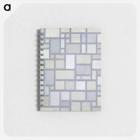 アートメモ帳-Composition in Bright Colors with Gray Lines
 - バーゼル美術館 Memo.