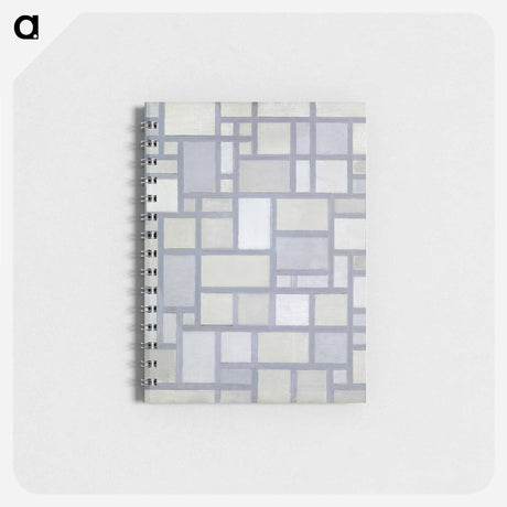 アートメモ帳-Composition in Bright Colors with Gray Lines
 - バーゼル美術館 Memo.