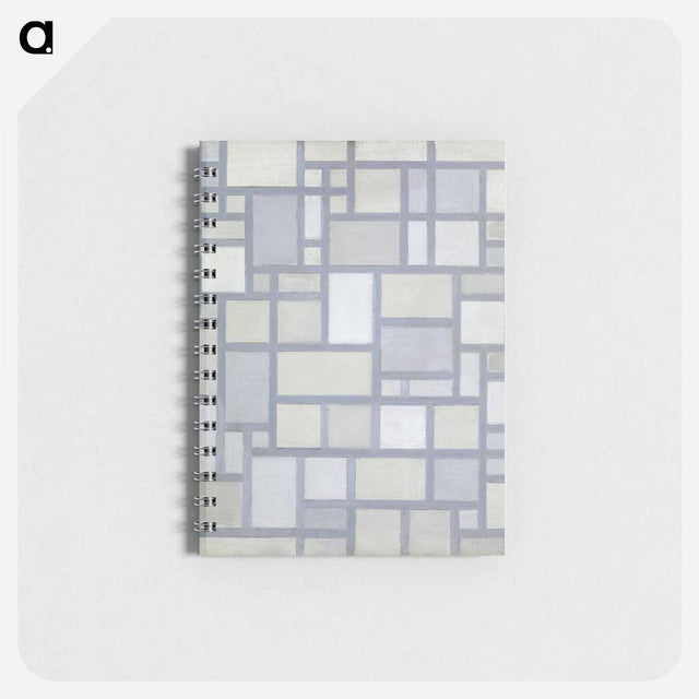 アートメモ帳-Composition in Bright Colors with Gray Lines
 - バーゼル美術館 Memo.