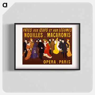 Celebrities holding packages of the product - Leonetto Cappiello Poster.