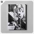 アートパネル-Skeleton with Hourglass Before Open Tomb
 - 国立医学図書館 Canvas.